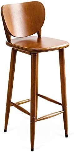 Cadeira de Bar com Encosto Alto